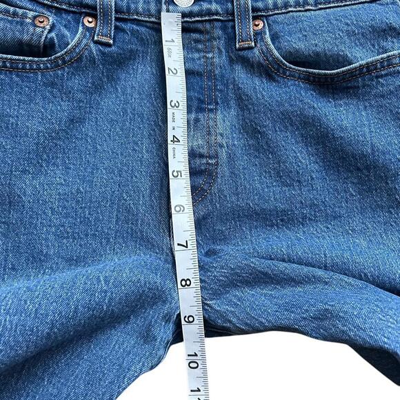 Levis Jeans Womens 28 Wedgie Straight Button Fly Big E 28x26 - Picture 2 of 9